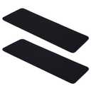 NICENEEDED 2 PCS Felt Bag Base Shaper, 14.8 x 6.7 Inch Bag Bottom Shaper Pad Purse Liner Board Insert, Black Arc Corner for Handbags Tote Crossbody Bag Backpack