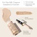 PR MINERALS 4-in-1 Love Your Selfie Foundation & Concealer - Longwear Full Coverage Liquid Makeup Foundation with Hydrating Blend for Refined-Looking, Natural Beauty Glow, Skin Texture & Tone
