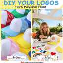 72 Pack Sublimation Trucker Hats, Adjustable Mesh DIY Baseball Caps, Multicolored Heat Transfer Bulk for Men & Women, One Size