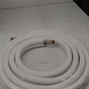 Mini Split Line Set 1/4" & 3/8" Insulated Copper Aluminum Line Set -16FT Copper Aluminum Pipes,Mini Split Air Conditioner (1/4+3/8)