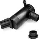 Windshield Washer Pump with Rubber Grommet, Replacement Windshield Washer Pumps OEM#89017059,173686, F7C617664AB WG-315, 8C3417664AA, Fit for Ford Escape,Mazda B2300, Mercury Monterey (1PCS)