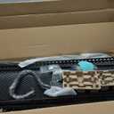 Compost Spreader 44 Inch Towable Peat Moss Spreader with Installation Accessories, Metal Mesh Roller Lawn Spreader for Top Soil, Manure, Mulch, Top Dressing - Garden Spreaders For Lawns