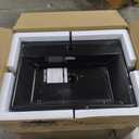 Claire 24 Rectangle Wall-Mount Bathroom Sink in Matte Black