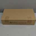 Brightown Outdoor Solar Garden Lights - 4 Pack LED Solar Flower Lights with Glowing Flowers & Stems, More Realistic, Bigger Solar Panel, Waterproof Solar Lights for Outside Yard Patio Home, Yellow