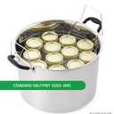 PrepNCook by McSunley 21.5Qt Induction Stainless Steel Water Bath Canner