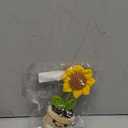 Mini Positive Sunflower Crochet, Mothers Day, Mom's Birthday Gift for Women, Appreciation Thank You Gift for Coworker, Friend, Teacher, Sister
