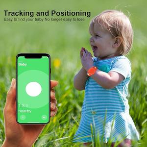 1Pack Kids Wristband for AirTag, Nylon Watch Band GPS Tracker Holder Protective Case Compatible with Apple Air Tag, Adjustable Anti-lost Bracelet for Toddler Baby Children Elders (RainbowA)