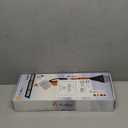 EcoNour 27" Car Snow Brush and Ice Scrapers for Car Windshield (2 Pack) | Scratch Free Bristle Head Snow Brush & Tough Window Snow Scraper with Aluminium Body | Snow Removal Winter Car Accessories (Blue & Orange)