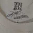 Bruno Mars Official Merch Live! T-Shirt, Off-White (Large, Ivory)