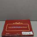 LED Drawing Board, Class Valentines Day Gifts for Kids Toys, 17" Light Up Acrylic Dry Erase Led Note Board with Colors, Doodle Glow Board, Magic Drawing Tablet as Birthday Gifts for Girls Boys (14"W x 10"H)