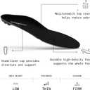 Superfeet All-Purpose Support Low Arch Insoles (Black) for Active Lifestyle with Low Arch Support - 9.5-11 Men / 10.5-12 Women