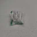 Clear Hard Shell Zipper Case 3 Pack Transparent Storage Box Containers Makeup Pouches for Small Item Waterproof Cosmetic Organizer Bags for Travel Toiletries (White,5"x 3")