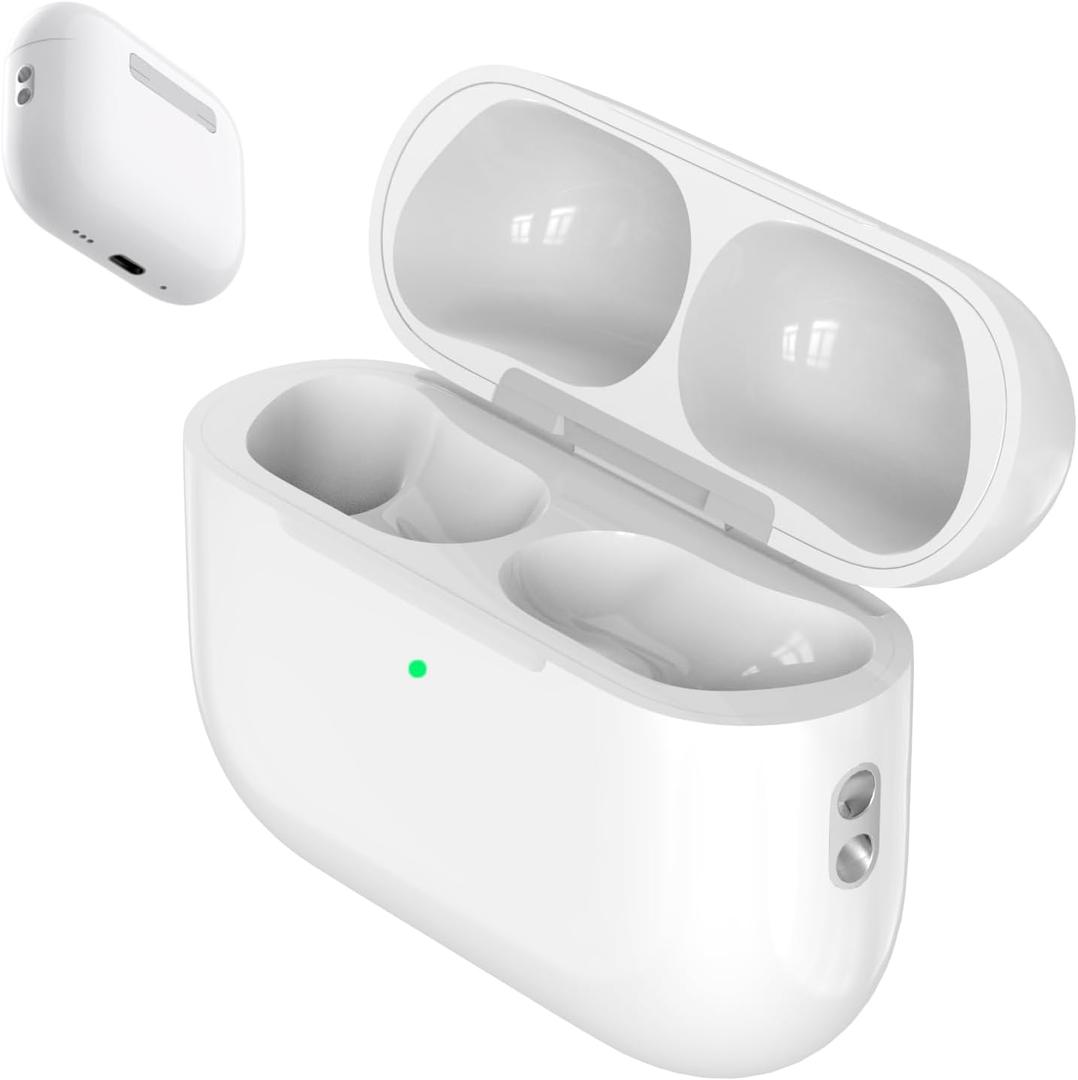 Wireless Charging Case Compatible with AirPods Pro 3 Generation(2025), USB-C Port Airpods Pro 3 Charging Case Replacement,No Airpod Pro 3