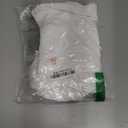 YEOREO Women Fitted Workout Tops Short Sleeve Double Lined Basic Y2K Going Out Crew Neck Compression Crop Top (Medium, White)