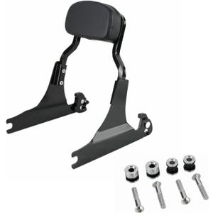 Chop Detachable Sissybar Backrest Fits for Harley FATBOY FLSTF 00-06 FLSTN 05-17 Deluxe/SPRINGER FLSTF,Heritage 2006,Black