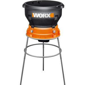 Worx 13 Amp Electric Leaf Mulcher, Leaf Shredder with High-Compression Mulching, Powerful & Compact Yard Waste Shredder, Corded, WG430