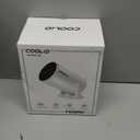 [Builtin Apps & 2026 Upgraded] Mini Projector Support 4K 1080P Auto Keystone 180° Rotatable with WiFi 6 and Bluetooth 5.4, Projector Portable Compatibile with HDMI/TV Stick/Memory Stick/LaptopWhite