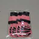 DOK TigerToes Premium Non-Slip Dog Socks for Hardwood Floors - Extra-Thick Grip that Works Even When Twisted - Prevents Licking, Slipping, and Great for Dog Paw Protection (Sassy Pink, Large)