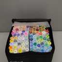 Caliart Markers, 100 Colors Dual Tip Art Markers Sketch Pens Permanent Alcohol Based, with Case for Adults Artists Drawing Illustration Sketching Coloring (White Barrel)