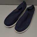 Mens Canvas Shoes Slip On Loafers Deck Shoes Walking Lightweight Causal Slip-ons, 48
