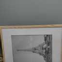 upsimples 16x20 Picture Frame Set of 5, Display Pictures 11x14 with Mat or 16 x 20 Without, Wall Gallery Poster Frames, Natural