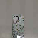 Case for Samsung Galaxy S25 Ultra,Magnolia Floral Aesthetic Case Glossy Slim Silicone Shockproof Cover for Girls Women