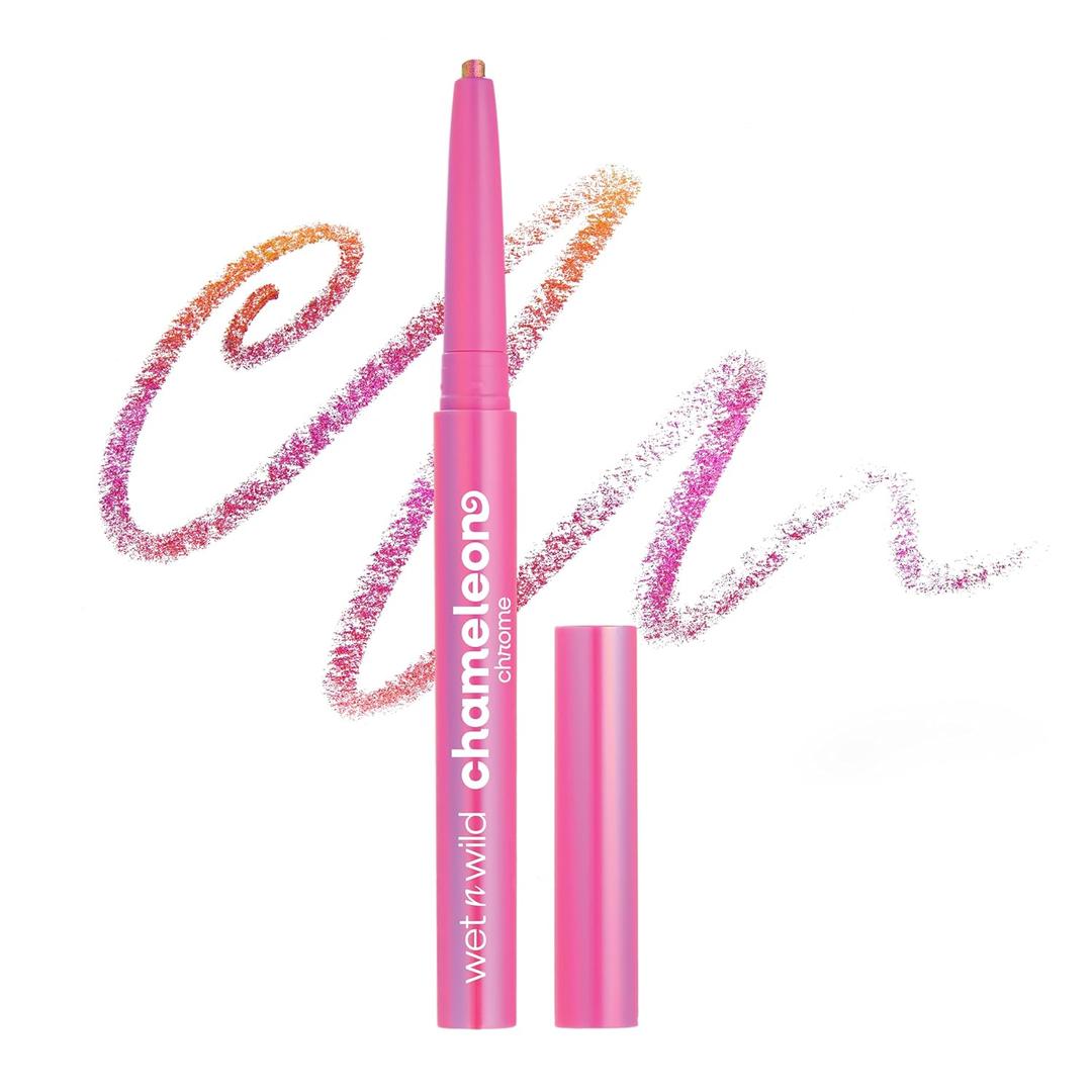 wet n wild Chameleon Chrome Eyeliner, Waterproof and Smudge-Proof, Multichrome Color Shift, Long-Lasting 18-Hour Wear, Cruelty-Free & Vegan - Planet Disco