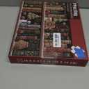 Christmas Bookshelf Puzzle 1000 Pieces for Adults, Challenging Cozy Holiday Library Jigsaw Puzzle with Snowman, Christmas Tree, Funny Winter Xmas Aesthetic Art Puzzle