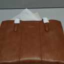 LOVEVOOK Laptop Bag for Women - Waterproof Work Bag for Women & Vintage Laptop Tote Purse with Wristlet (15.6 inch, Brown)