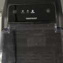 Nugget Ice Maker Countertop, 35lbs/24H Sonic & Chewable Pellet Ice, Portable Crushed Ice Machine, Self-Cleaning Anti-Scale System, 10 Cleaning Packets, Quiet Operation, Stainless Steel (Black)