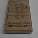 ORDORA Pots and Pans Organizer under Cabinet 14.55 Height, Adjustable 8-Tier Pot Organizers inside Cabinet, Kitchen Organizers and Storage Fit 6-11 inch Lightweight Cookware