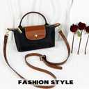 Black Mini Crossbody Shoulder Bags For Women, Large Capacity Handbags Purses Adjustable Strap Daily Travel
