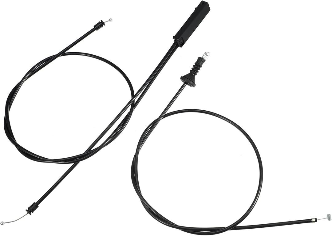 ACROPIX Hood Release Cable Door Handle Cable 51237060529 51237184432 51237201904 Fit for BMW 328i - Pack of 2, Black