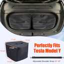 AYAMAYA Frunk Cooler Organizer for Tesla Model Y 2020-2025 | Portable Insulated & Leak Proof Front Trunk Storage Bags Coolers with Lid and Strap for Model Y Accessories, Set of 2