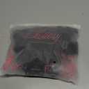 Lilosy Sexy Chain Strappy Garter Belt Women Lingerie Set Rave Outfits (Medium, Latex Black)