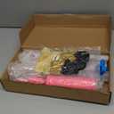 TONIFUL 4 Set Black Gold Balloon Centerpieces for Table, Balloon Stand Kit for Black Gold Party Decor 40th 50th 60th 70th Birthday Decorations Anniversary Graduation Decorations,  2026 New Year Eve