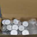 Skylety Valentine Day Employee Appreciation Gifts Bulk 20 13.5 oz Skinny Plastic Cup with Lid Straw 20 Inspirational Keychain Birthday Gift for Men Women Coworker(20 Set,Classics Make A Great Team)