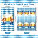 OXYLIPO 120Pcs Oktoberfest Theme Napkins Paper Happy Oktoberfest Disposable Paper Napkins Oktoberfest Luncheon Napkins Oktoberfest Hand Towels for Oktoberfest Festival Dinner Party (7.9 x 4.3 Inch)