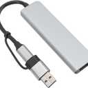 5 in 1 USB Type C Hub, USB C Hub, 5Gbps 3 USB3.0 Data Ports and Memory Card Reader, Multi Functional USB HUB Adapter for Phone, Tablet, and Computer