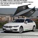 ABS Interior Door Panel Handle Covers Left Front and Right Front Compatible with BMW 320,328,330,335,M3 2012-2018 & BMW 428, 435,M4 2014-2017 (Carbon Fiber Black)