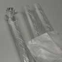 Ninehaoou 6 Pack 7.9" Bud Vase Taper Candle Holder's Acrylic Bud Flower Vase Designed Specially for Taper Candle for Tablescapes Centerpieces Weddings and Home Decorations(Threaded Design)