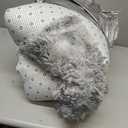 Calming Dog Bed Fluffy Plush Dog Mat for Furniture Protector with Removable Washable Cover for Large Medium Small Dogs and Cats (Large, Light Grey) (45.0"L x 37.0"W x 6.0"Th)