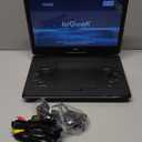 ieGeek 15.9" Portable DVD Player with 14.1" Swivel Screen, HDMI Input, 6-Hour Rechargeable Battery, Region Free, USB/SD Playback, Ideal Gift for Seniors, Kids and Travel, Black