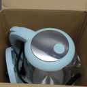 Cosori Electric Kettle, No Plastic Contact With Water, Wide Mouth For Easy Cleaning, Auto Shut Off, 1.7L Tea Kettle & Hot Water Boiler, Water Heater & Teapot, Borosilicate Glass, Green, 1500W (1.8 Quarts)