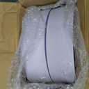 bUCLA 100PCS White Plastic Plates-10.25inch Disposable Dinner Plates-Premium Party&Wedding Plates