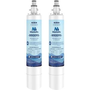 MARRIOTTO Replacement for GE RPWFE, RPWF (Built-in CHIP) Refrigerator Water Filter, Compatible with GFE28GELDS, PFE28KELDS, PFE28KYNFS, GFD28GELDS, GYE22HMKES, GFE28GYNFS, GFD28GYNFS, Pack of 2