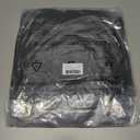 HFCNMY Bar Stool Cushions Square, 2 Pack Thick Square Seat Cushion Bar Stool Covers Kitchen Dining Chair Pads Padding with Ties Removable 12 in Black