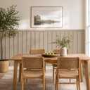 Nuanchu 118 x 45 Inches Mdf Board and Batten Wall Panel Kit Wainscoting