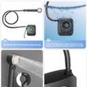 Portable Shower 8000mAh Rechargeable Camping Shower, 6.0L/min Portable Shower Pump, Outdoor Shower for Camping, Hiking, Traveling, Washing