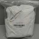 Square Fitted Table Topper Covers for Square Table 28"x28", Wipeable Table Covers for Indoor Outdoor Garden Picnic Party (White)